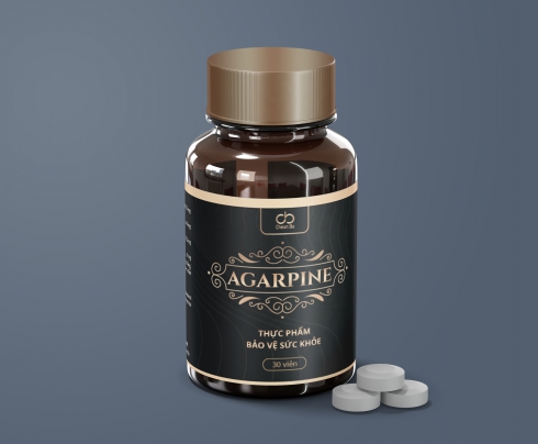 Thiết kế tem nhãn sản phẩm thuốc AGARPINE